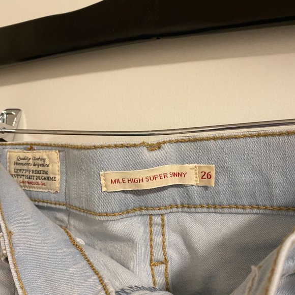 Levi's Mile High Super Skinny Jeans - Picture 3 of 4